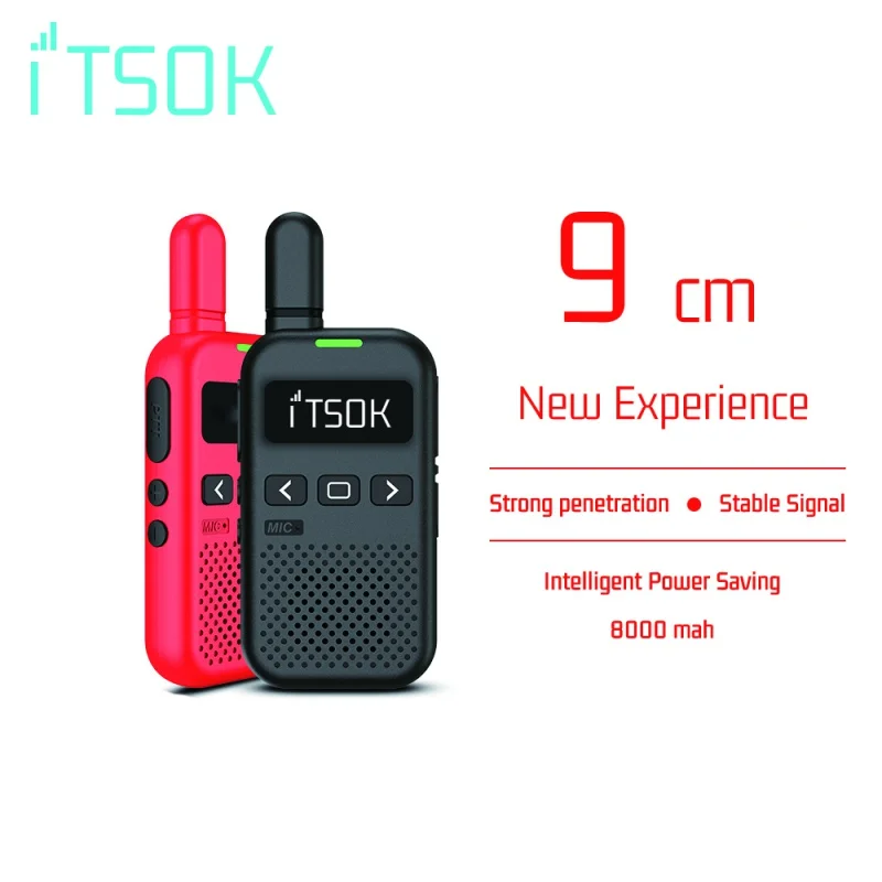 Type-c Charging UHF Gifts Colorful Fuselage Two Way Radio Long Range Tablet Walkie-Talkie Mini Toys For Kids Boys Girls