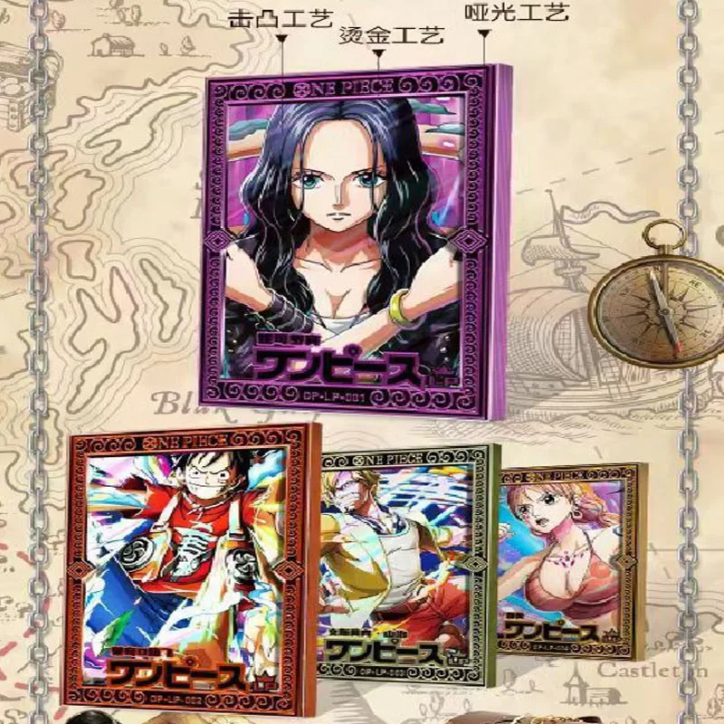 Ensemble de cartes dorées du nouveau monde, une pièce, vente en gros, jeu de cartes à collectionner officiel d'anime japonais, coffret cadeau de Collection pour les Fans