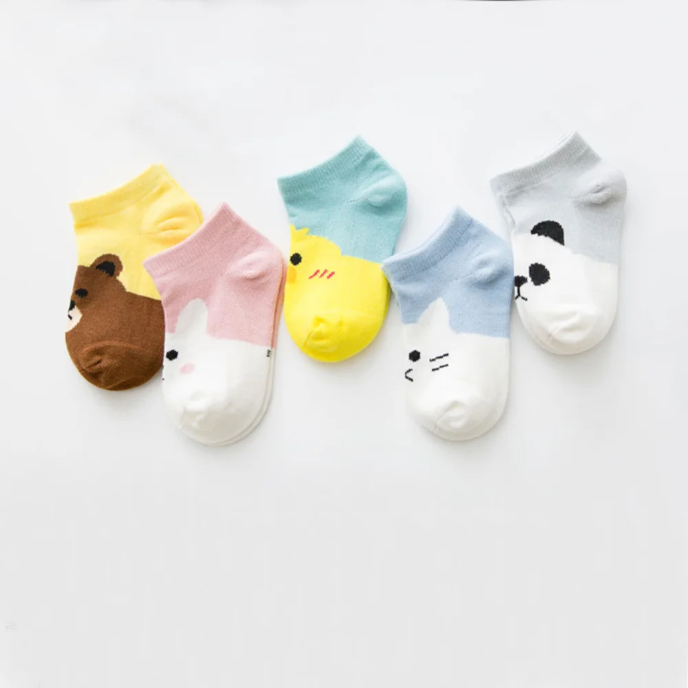 5 Pairs/Lot High Quality Short Baby Socks Breathable 0-13Y Cotton Sock Durable Children Sock