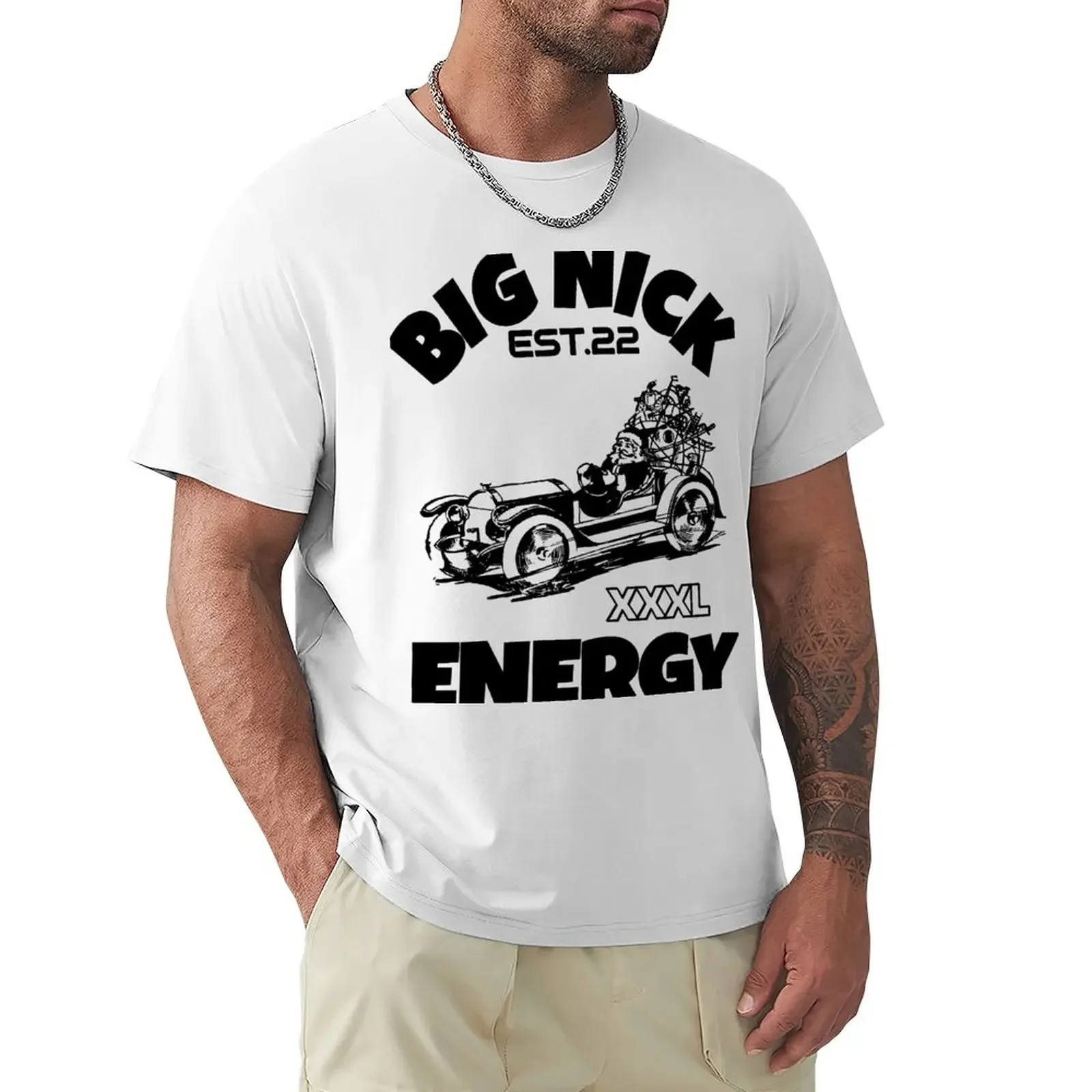 BIG NICK ENERGY T-shirt oversizeds cute tops graphics designer t shirt men