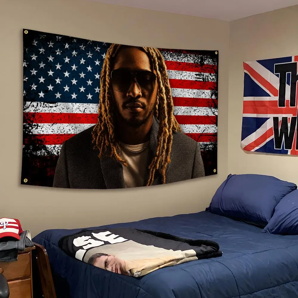 Rapper Future DS2 Dirty Sprite Mask Off Flags Banner Wall Hanging Decor Personality For Party Bedroom Outdoor Hogar Bedside