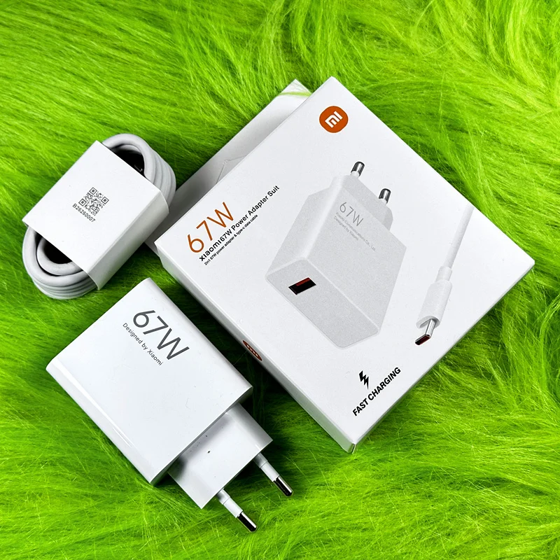 Caricabatterie originale Xiaomi 67W Turbo Fast Charge adattatore ue cavo Usb tipo C per Redmi Note 13 Pro Mi 13 Lite K60 K60E K50 CIVI 3 2