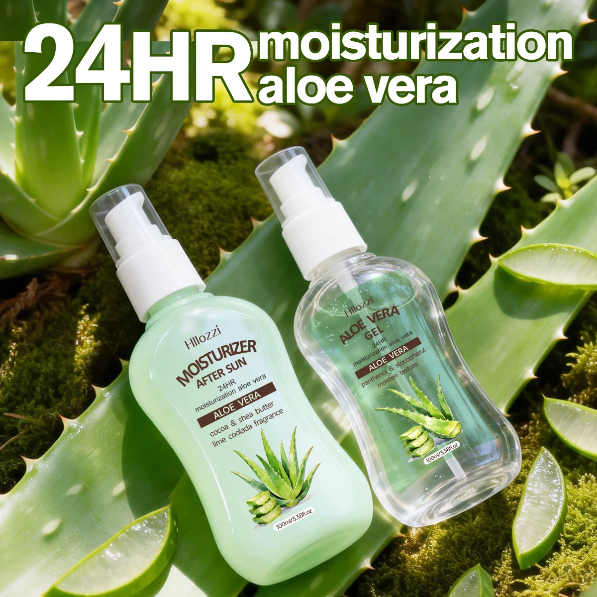 MOISTURIZER AFTER SUN ALOE VERA GEL，Quick absorption, non-greasy texture, post-sun hydration, suitable for both men and women