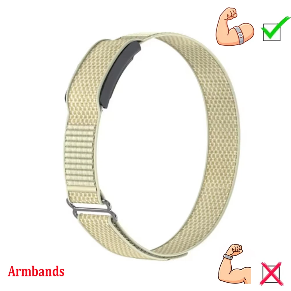 Für Amazfit Helio Einstellbare Nylon Arm Strap Atmungsaktive Sport Bands für Fitness Tracker Ersatz correa amazfit helio straps