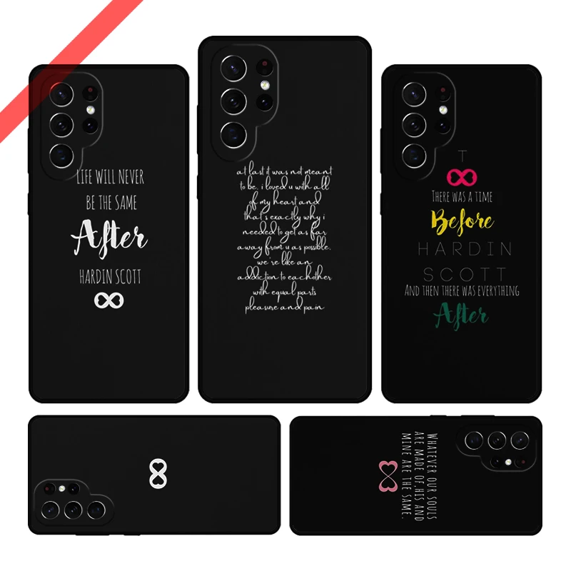 After We Collided Hardin Scott Tessa Phone Case For Samsung S20 FE S21 S10 S23 Plus S24 S22 Ultra Note20 Note10 S9 S8 Cover