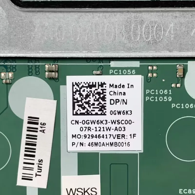 

Для DELL Inspiron 3467 3567 CN-0GW6K3 0GW6K3 GW6K3 с процессором SR342 I5-7200U 15341-1 Материнская плата ноутбука 216-0867071 100% протестировано, ОК