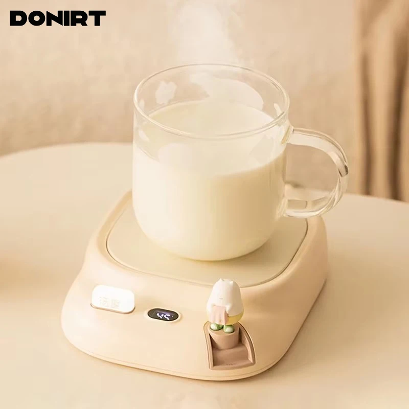 40W 컵 워머 커피 머그 히터 전기 핫 플레이트 4단계 온도 설정 워머 컵 코스터 차 우유 물 가열 패드