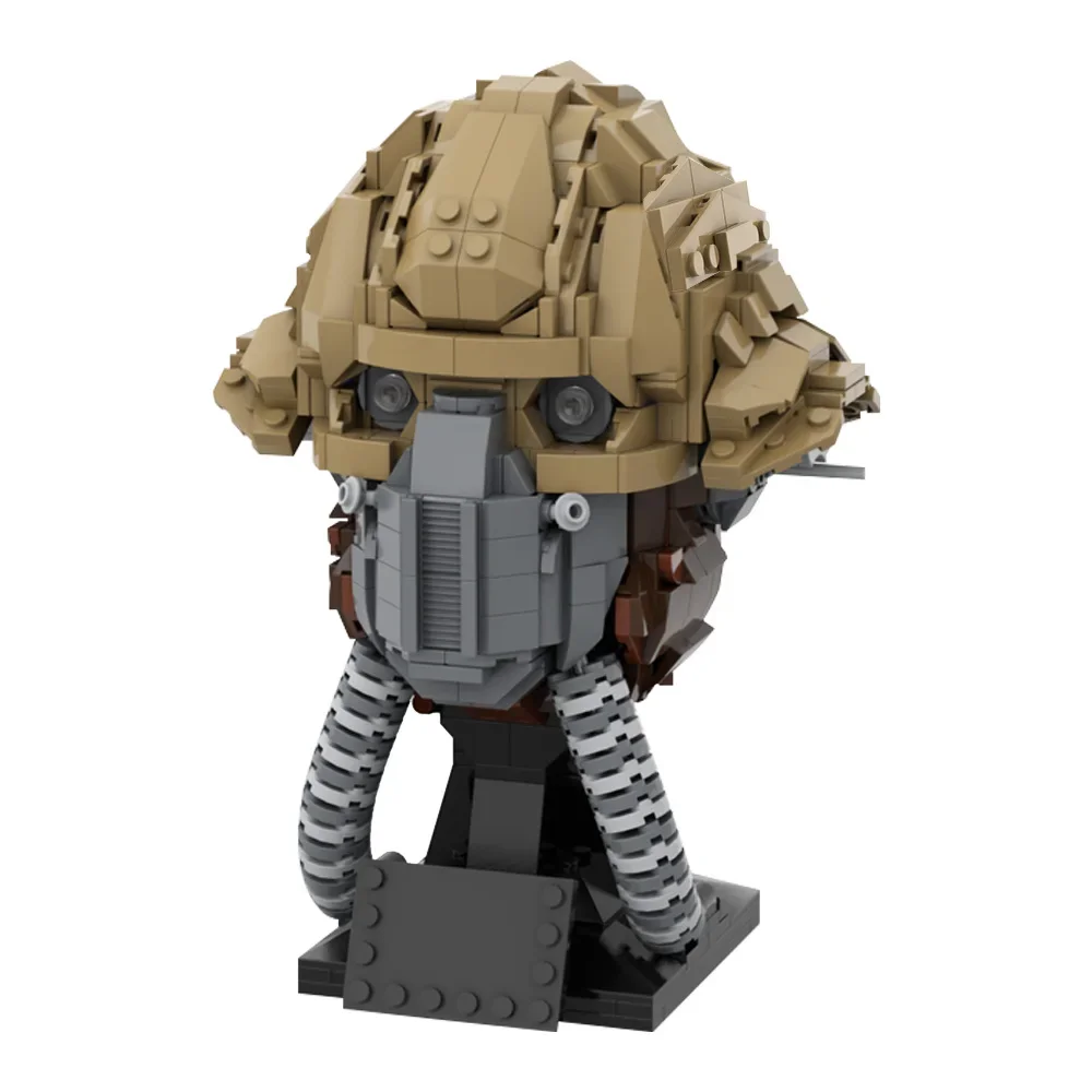 

Gobricks MOC Space Wars Benthic Helmet Collection Building Blocks Model Alien Squad Helmet Soldier Helmet Bricks Toys DIY Gifts