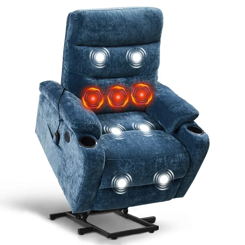 

2025 New Electric Power Lift Recliner Chair, Vibration Massage Heated Chair for Elderly
