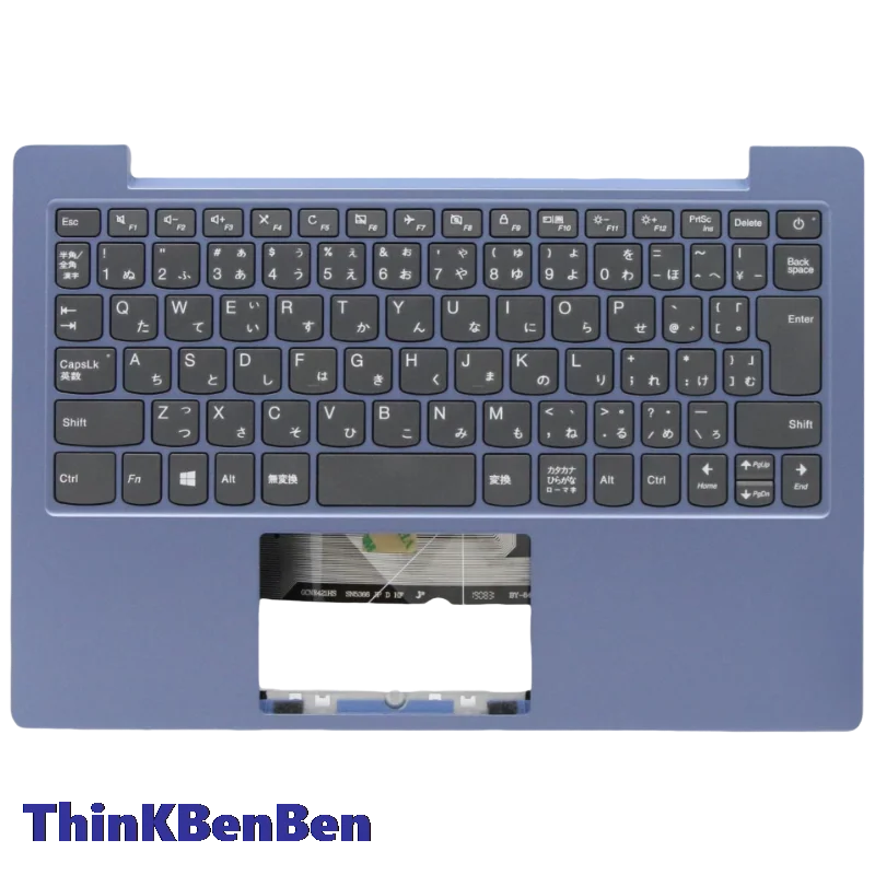 JP Japanese Ice Blue Keyboard Upper Case Palmrest Shell Cover For Lenovo Ideapad S150 Slim 1 11 11AST 05 5CB0W44053