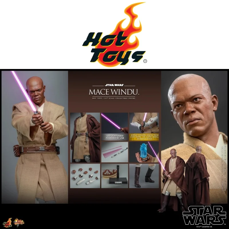 

In Stock Hottoys Ht 1/6 Mms681 Star Wars Messwin Du Yundu Master Movie Periphery Gift