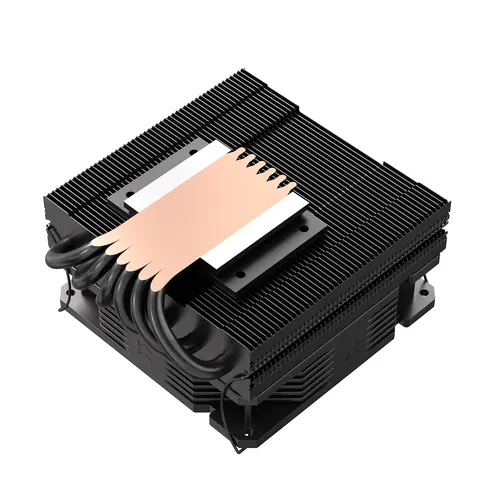 TEUCER TE-55 Low Profile CPU Cooler 6 Heat-Pipes CPU Air Cooler with 15mm Thickness Slim Fan LGA1700/1200/115X/2011/AM5/AM4