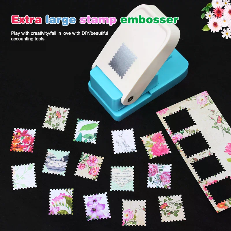 

Большой прямоугольный дырокол-штамп для бумаги, скрапбукинга, DIY-проектов, создания вкладок и разделителей для книг