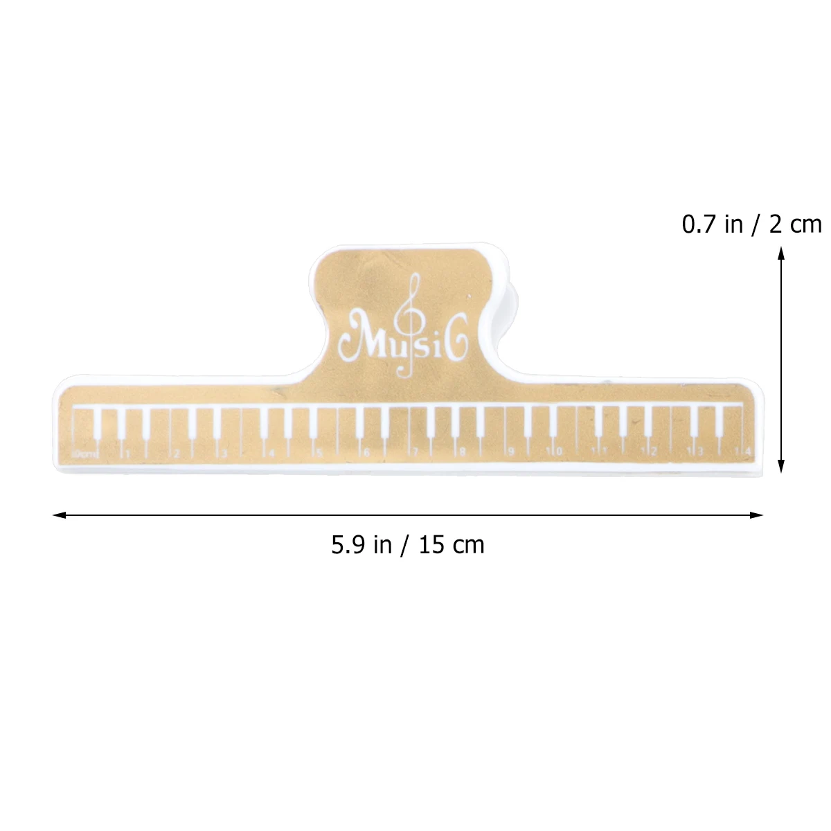 

4 Pcs Piano Music Holder Music Book Clip Note Clip For Pianist Music Lover (Red + Golden + Blue, 1 Pcs Each)
