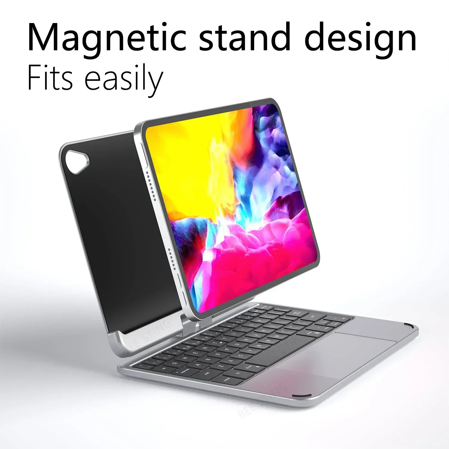 Wireless Magic Keyboard Case For ipad Mini 6 6th 2021 7 Colors Backlit 360° Rotating Magic Magnetic Keyboard Cover With Trackpad