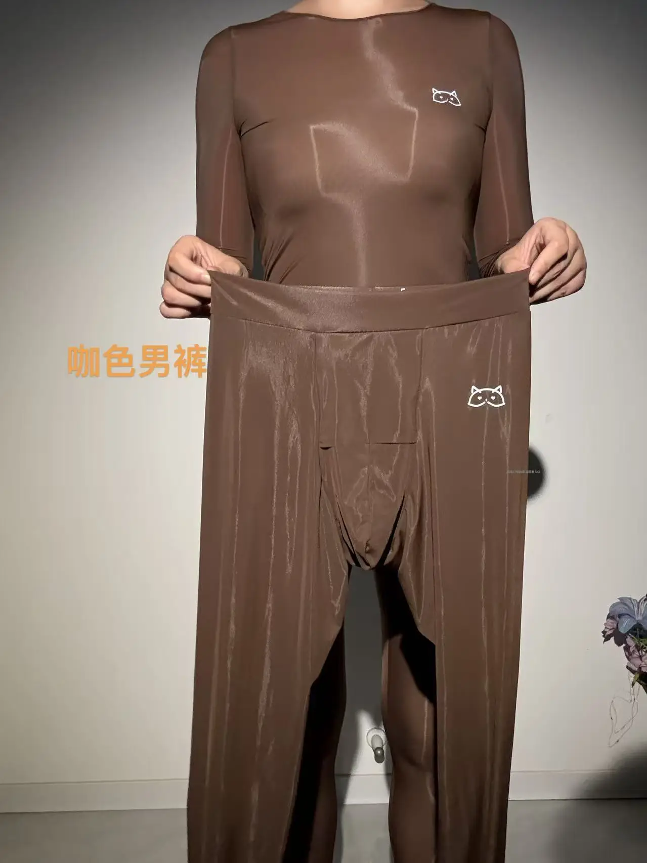 سراويل ضيقة مريحة ثلاثية الأبعاد قابلة للتنفس للرجال، سراويل مرنة للغاية، سراويل ضغط مرنة للرياضة واللياقة البدنية #2