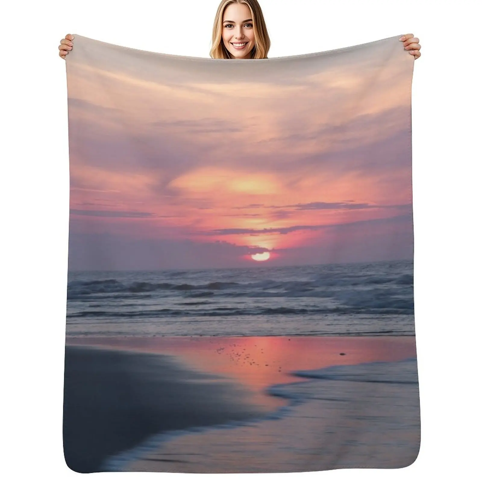 

LBI Sunrise Throw Blanket Single Thin Loose halloween Blankets