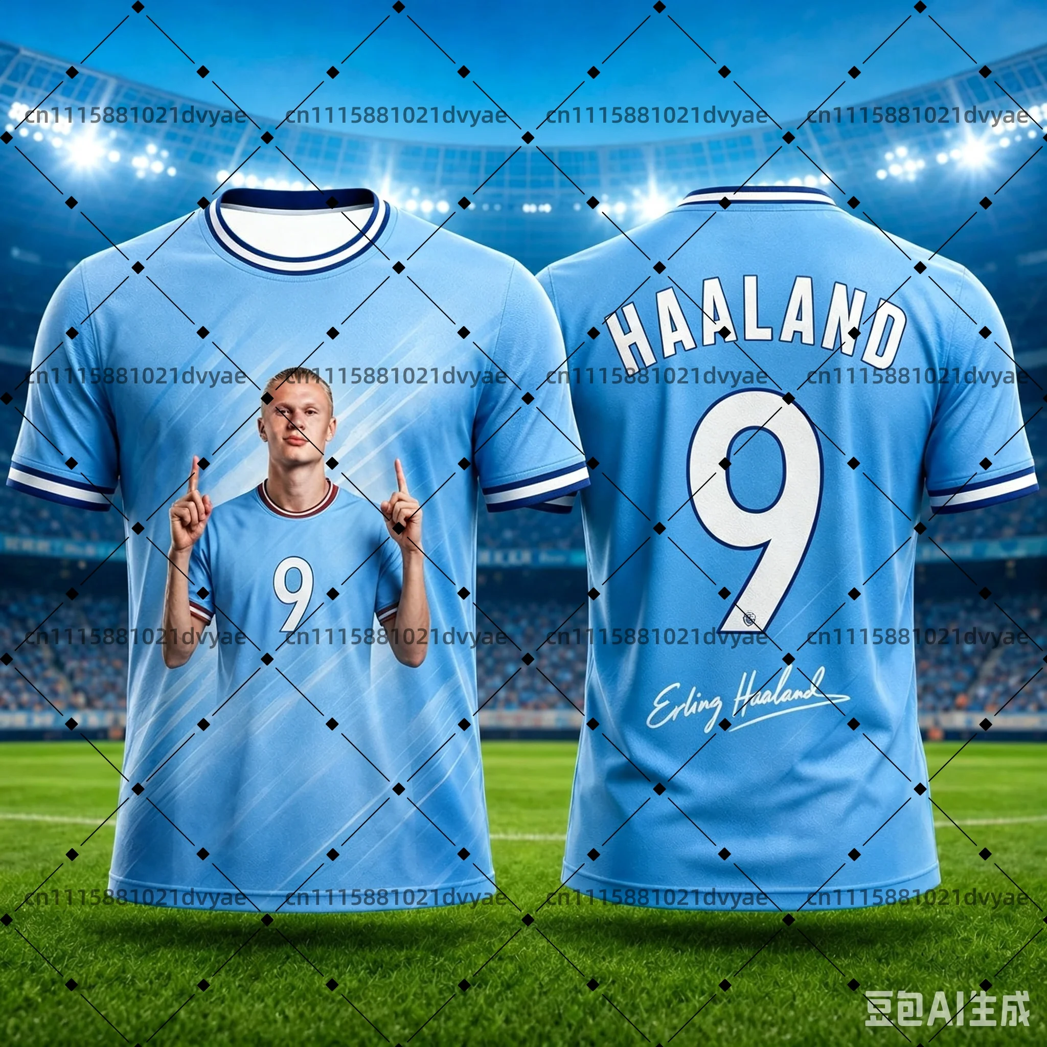 Personalized Commemorative Children's Lightweight Football Uniform - Fashionable Superstar Collection