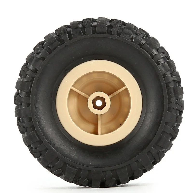 Lo-ok 4 قطع إطار حافة لسيارة RC 1/16 للتسلق الزاحف B-1/B-24/C-14/C-24/B-16 ملحقات قطع غيار نموذج الشاحنة، أصفر