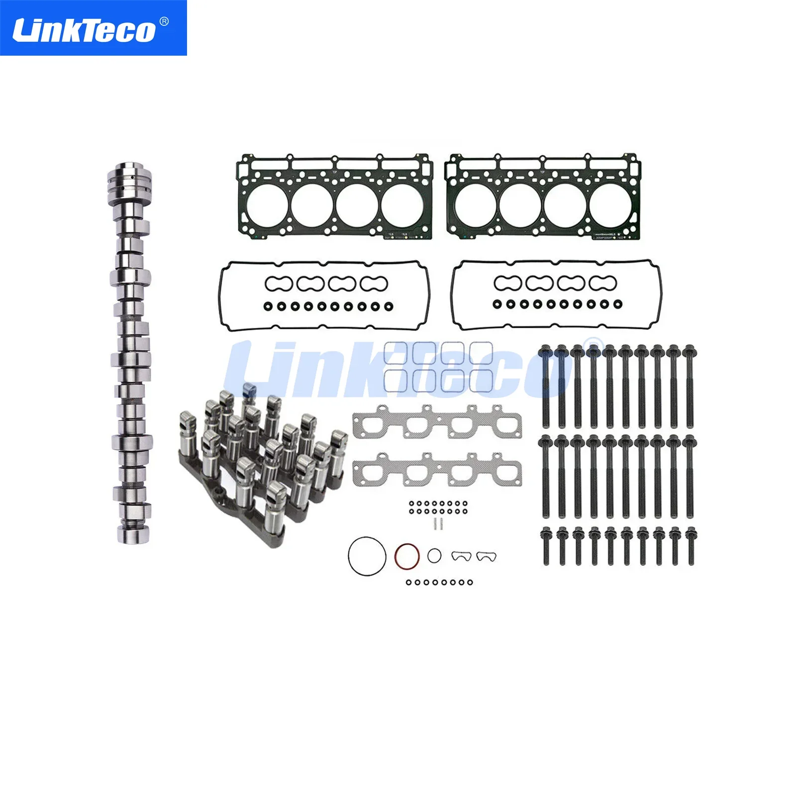 Full Gasket Set Non MDS Camshaft Lifter For  Challenger Jeep Ram Hemi 6.4L Engine 2010-16 Repair Kit