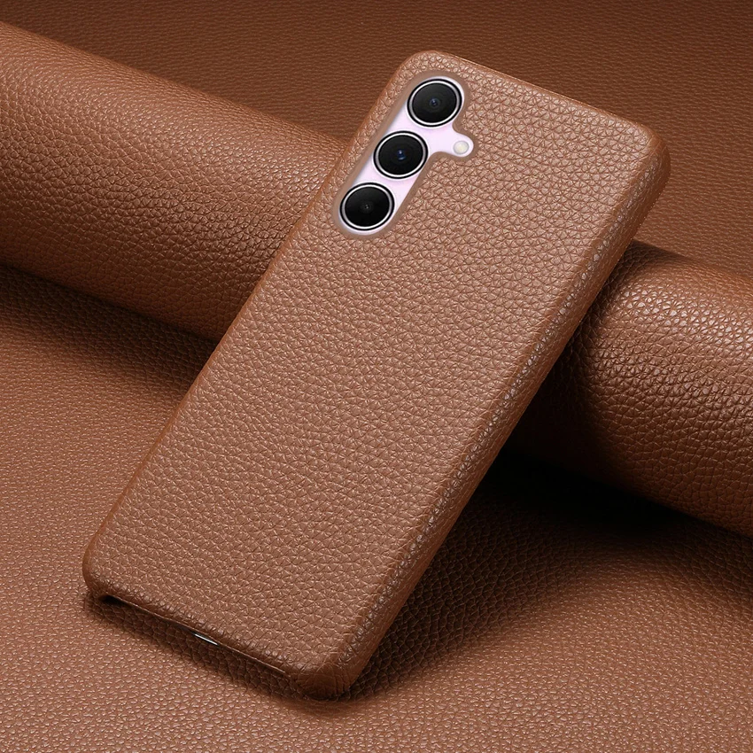 Litchi Grain Leather Case For Samsung Galaxy A04 A04S A05 A05S A12 A13 A14 A15 A22 A23 A24 A32 A33 A34 A35 A52 A53 A54 A55 5G 4G