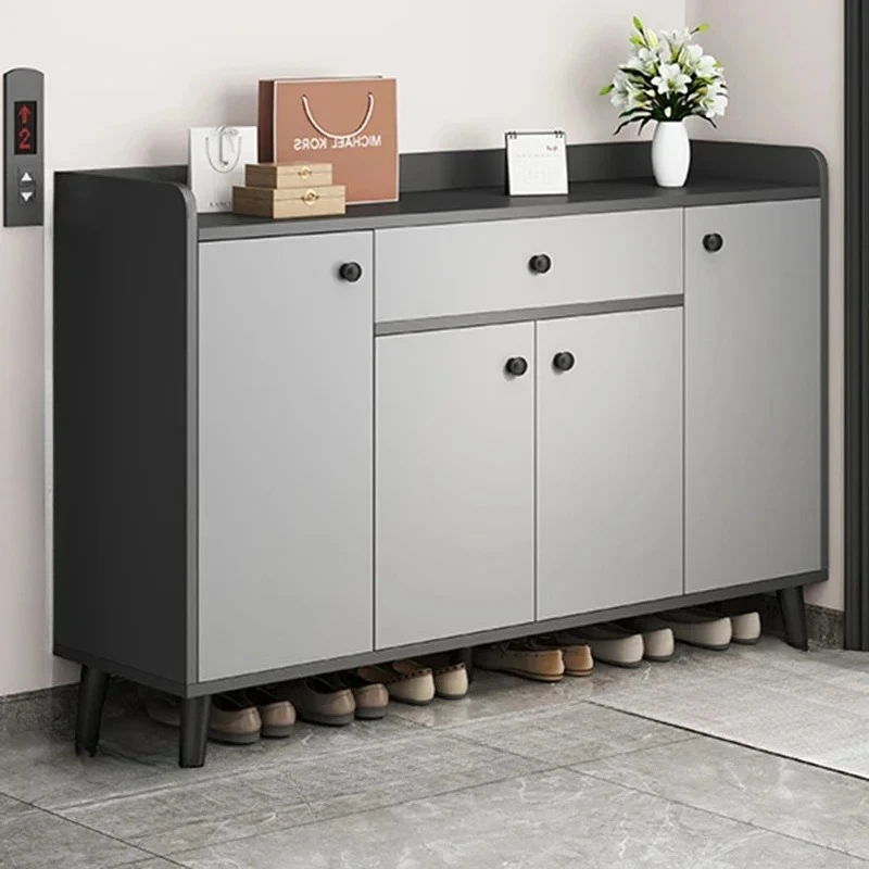 Criativo ao ar livre sapato armários de armazenamento do dormitório moderno organizador de madeira entrada sapato rack pequena exibição zapatero decoração para casa