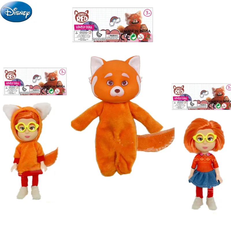 Disney Pixar Turning red Anime Action Figure red panda doll Meimei cartoon cute doll kids toys birthday Christmas gift