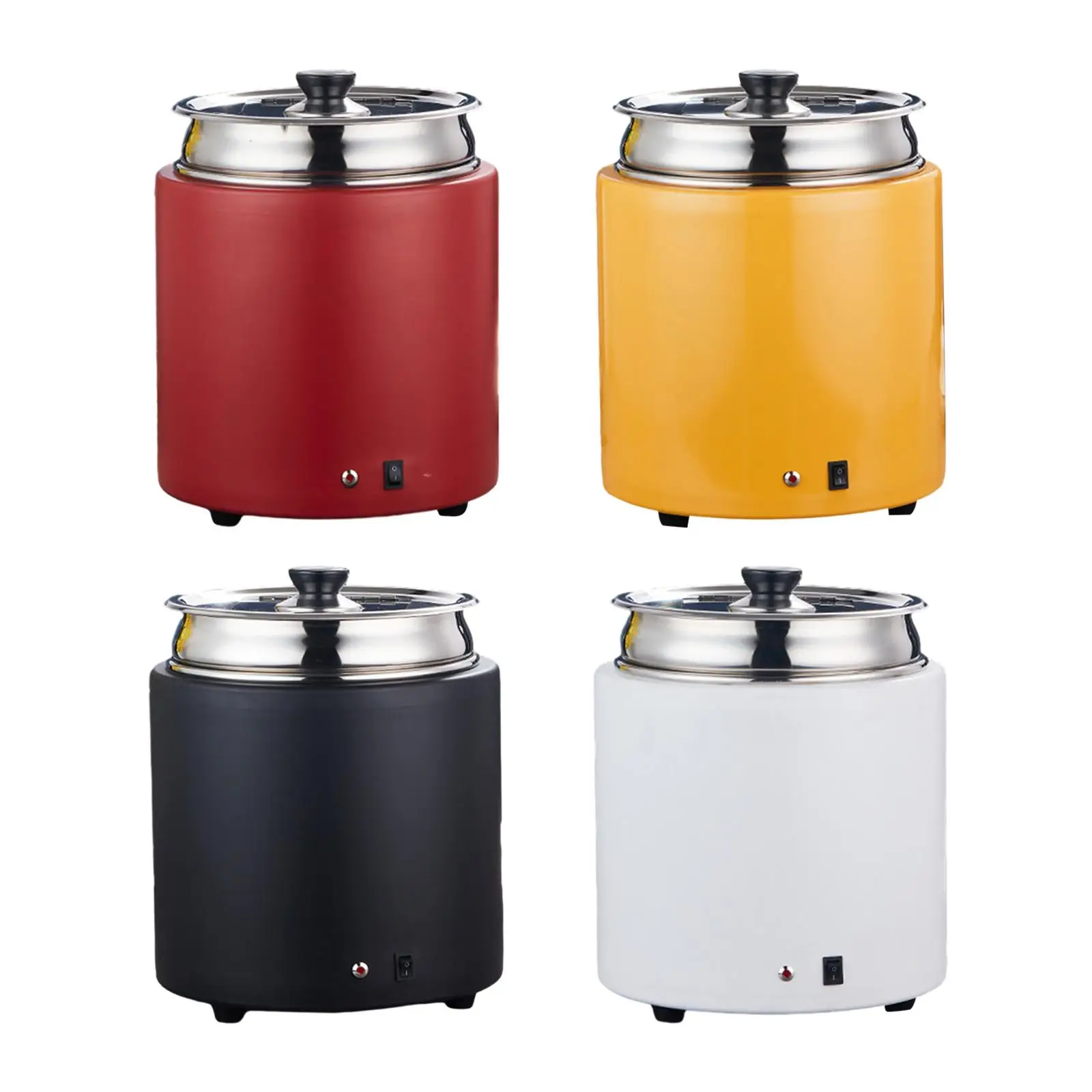 

Breakfast Soup Porridge Pot Kitchen Tool 11L Hotel Buffet Soup Pot for Porridges Making Soups Grains and Cereals Large Families