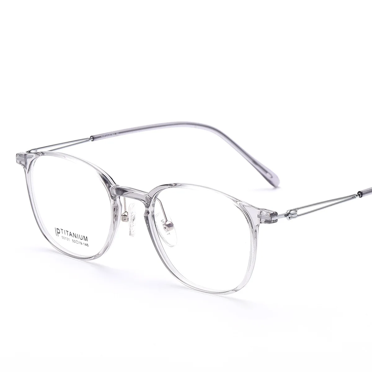 VICKI The New TR Frame Beta Titanium Korean Fashion Semi-titanium Frame Can Be Customized Prescription Multi-focus Glasses 50131
