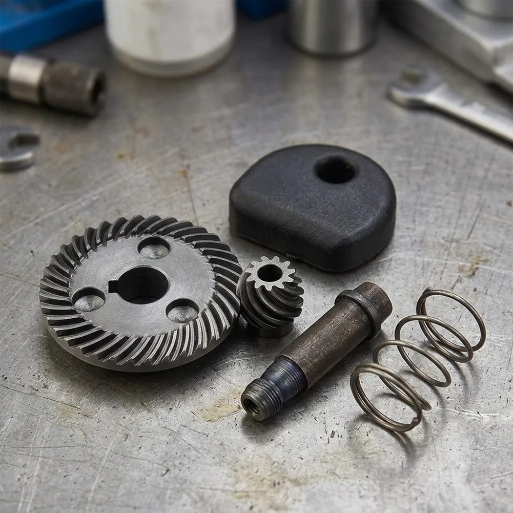 Replacement Gear Set 227542-1 For 9553 Angle Grinder Includes Spiral Bevel Gears And Locking Pins Repair Kit