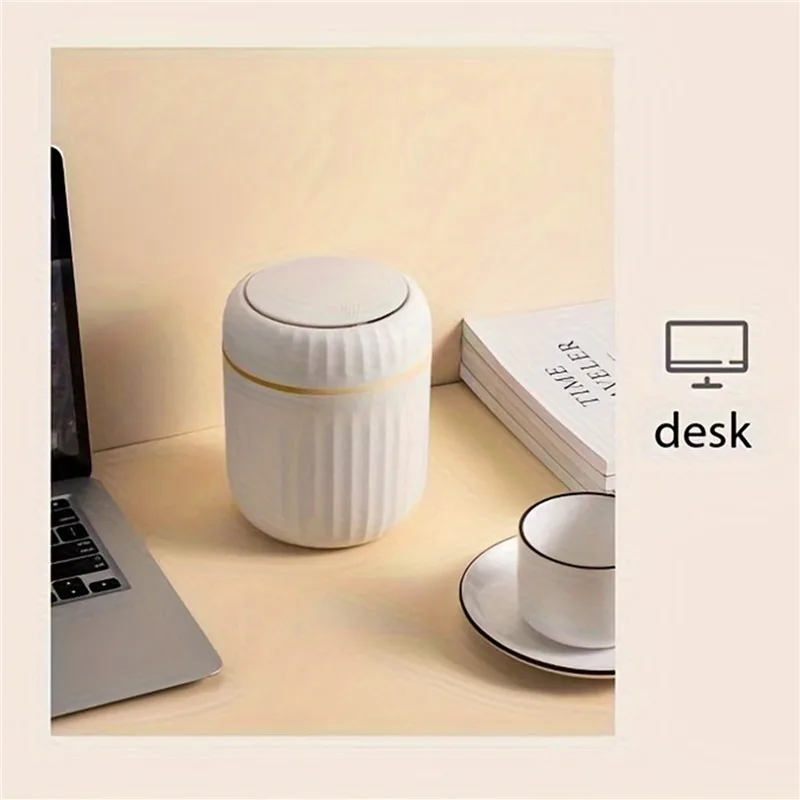 Mini Small Waste Bins Desktop Garbage Basket Home Table Plastic Trash Can Office Supplies Dustbins Sundries Barrel Box