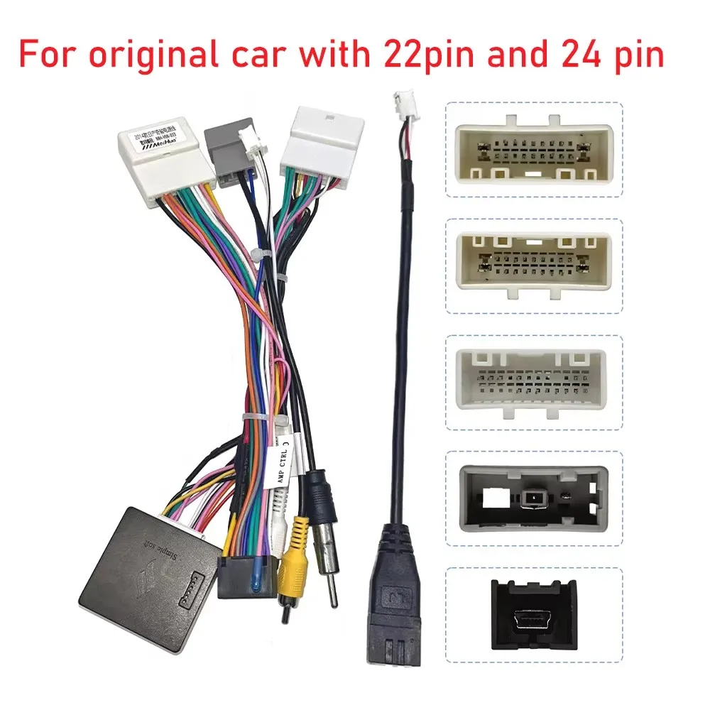 Canbus Box android Car radio Wiring Harness connector Adapter For Nissan X-trail Qashqai Sylphy Sentra Kicks Navara Juke