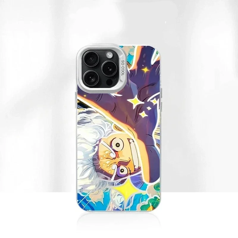 Anime One Piece Monkey D Luffy Phone Case for iPhone 11 12 13 14 15 16 17 Pro Max Plus Air MINI Gear 5 Cartoon shockproof Cover view 6