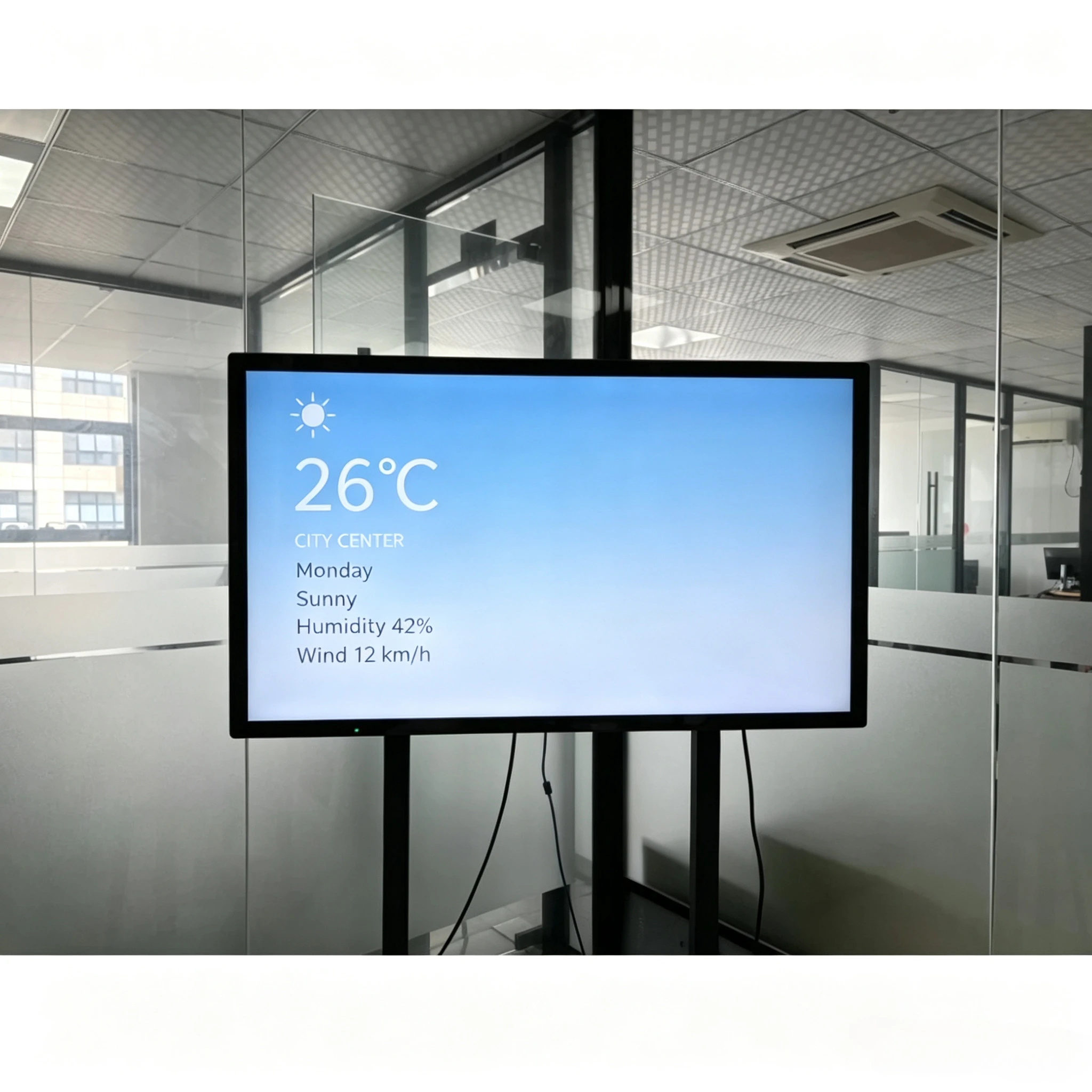 Large All-in-One Touch Screen Monitor, 21.5-55 Inch Phone-Style Digital Signage Display for Advertising & Interactive Kiosks