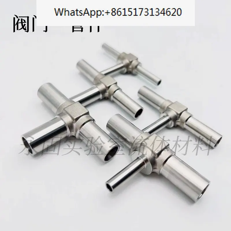 

5 pieces Gas pipeline stainless steel 316L fully automatic welding BA grade reducing tee right angle elbow four way 1/4 3/82