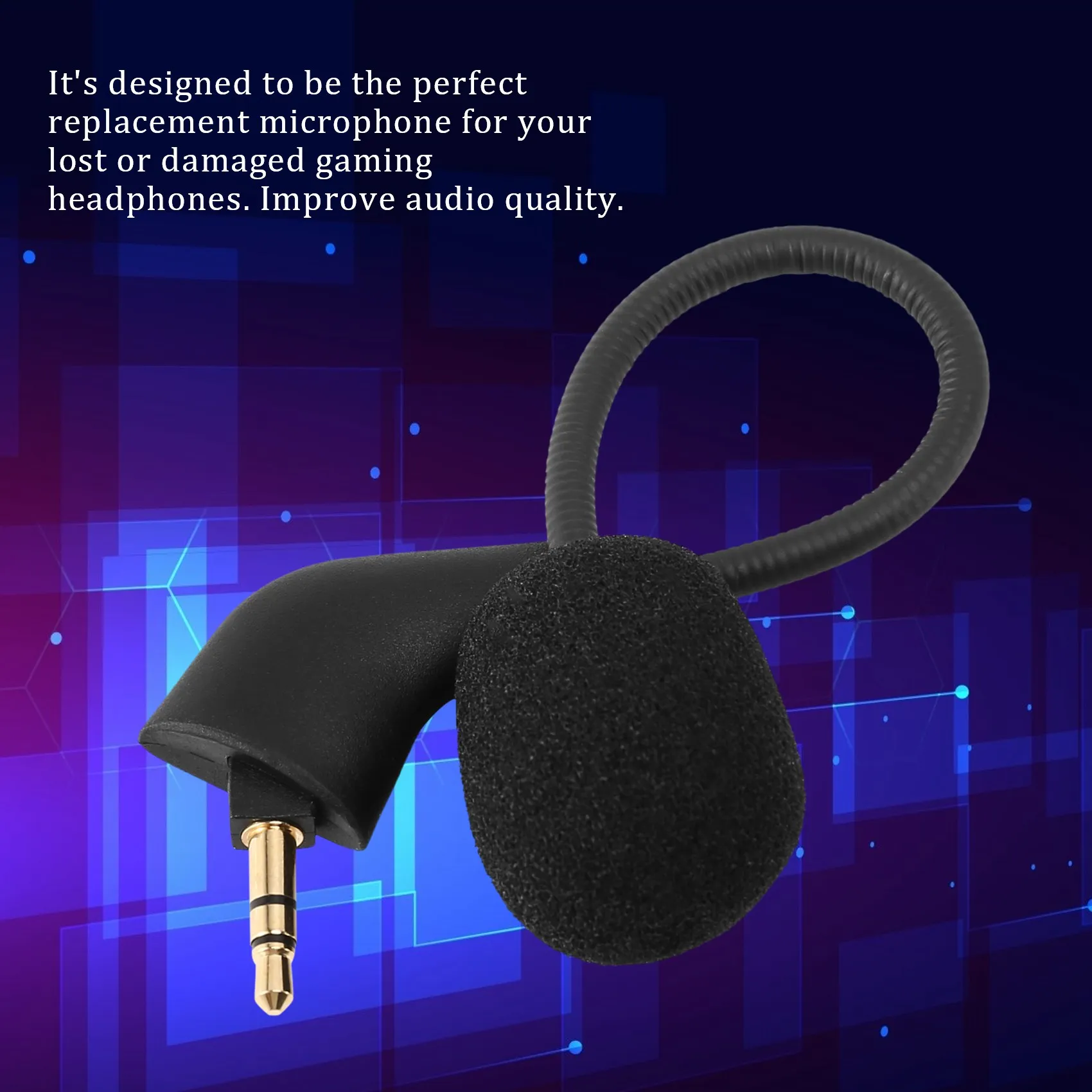 POP-l交換用ゲーミングマイク KINGSTON HyperX Cloud II /Cloud Coreコンピュータゲーム用