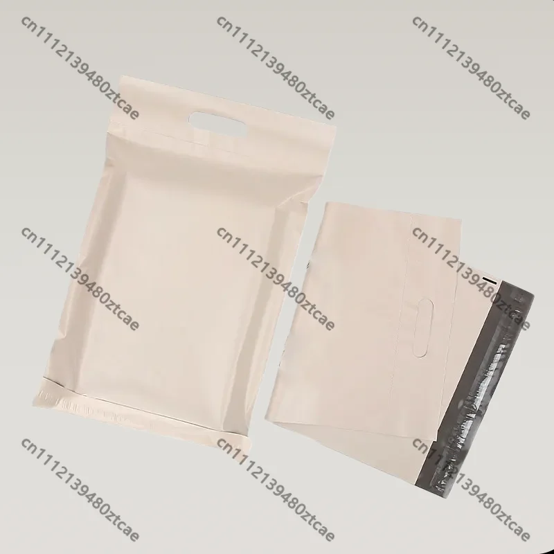 

50Pcs Colorful Plastic Tote Bags Portable Storage Packaging Bags Gift Packaging Pouch Support Custom Pattern Printing