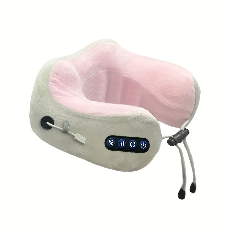 

U-shaped massage pillow, multi-functional home cervical massager, memory foam car pillow, portable U-shaped pillow