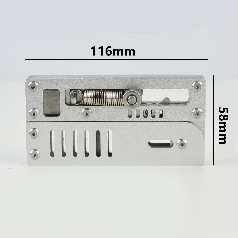لعبة صوت إصبع EDC معدنية إبداعية محمولة للاستخدام الخارجي (يمكن أن تصنع الصوت)