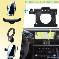 Car Mobile Phone Holder for Lexus IS 250 350 300h 2014~2020 360° Rotating Car Vehicle Phone Mounts Navigation Stand Accessories
