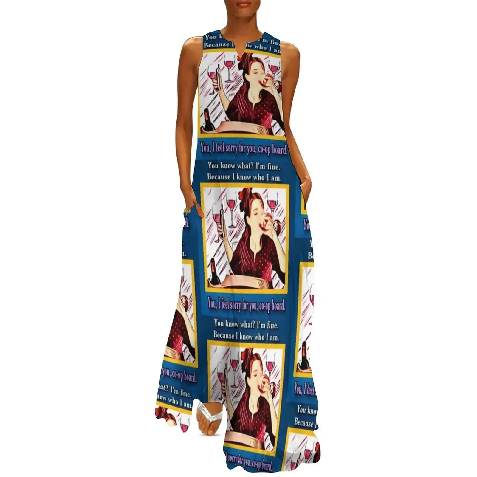 

Liz Lemon Drinking on Treadmill Long Dress wedding dresses for woman women's evening dresses cute dress Dress