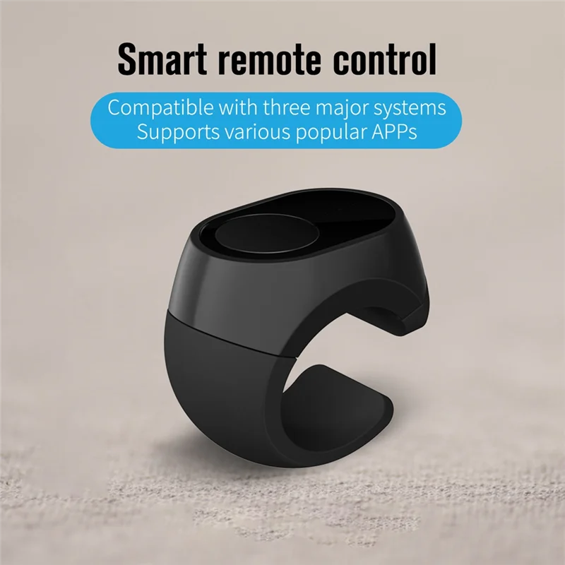 ABZZ-Wireless Bluetooth التحكم عن بعد الدائري المتوافق مع الهاتف المحمول يدعم وظائف لوحة المفاتيح/الهواتف الذكية BT