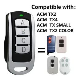 For Clone TX2 TX4 TX SMALL TX2 COLOR Transmitter Remote Control Garage Door Opener 433MHz Rolling Code