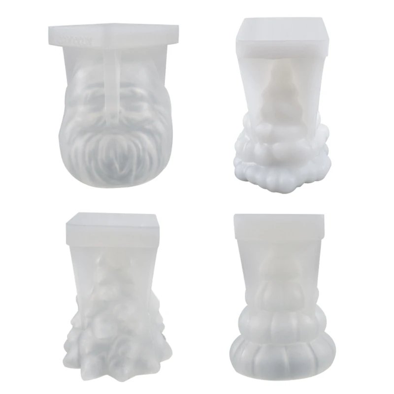 3D Santa Mold European and American Classical Characters Scented Material Mold Home Decoration