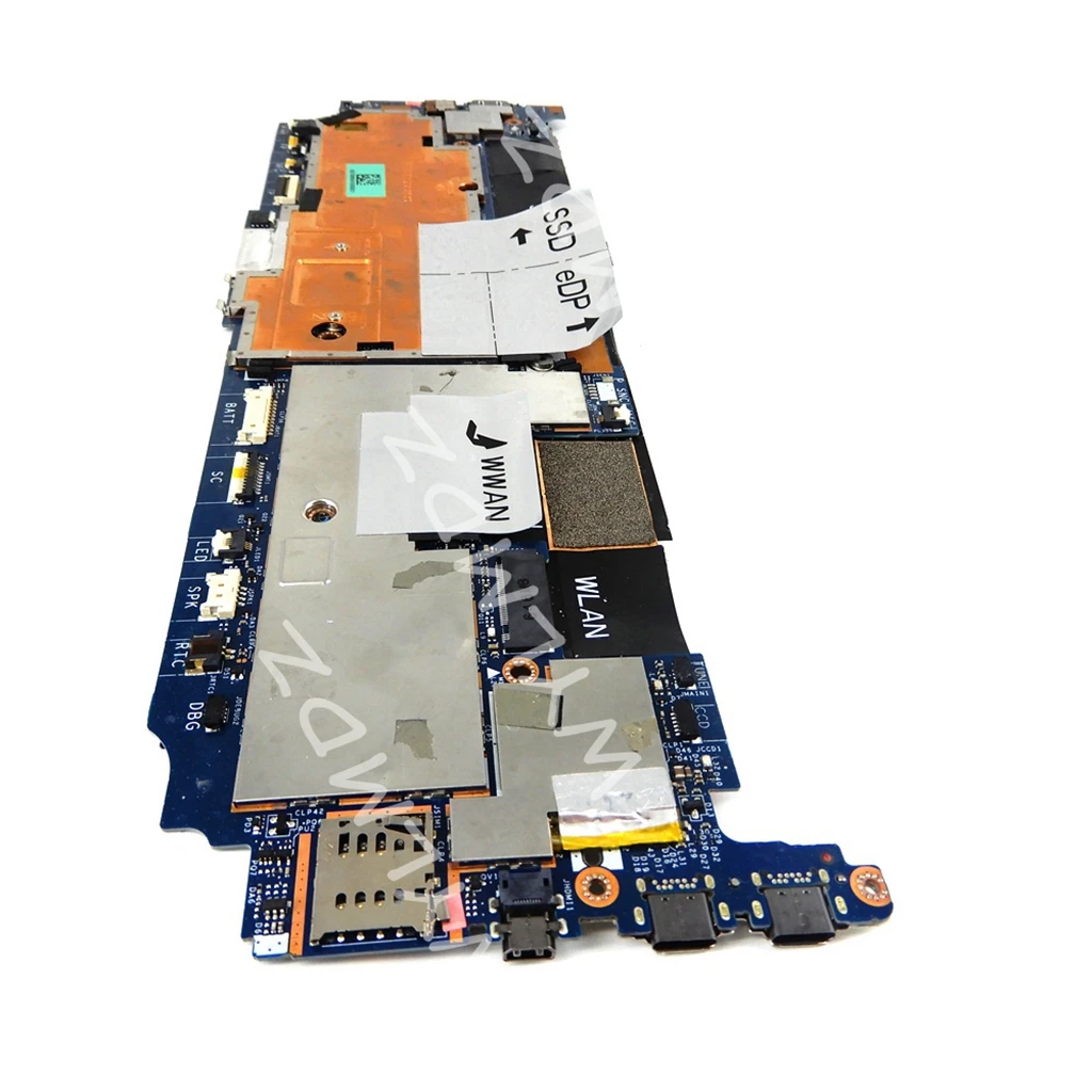 Imagem -03 - Placa-mãe Portátil para Dell La-d312p M36y30 M5-6y54 M7-6y75 Cpu 4g 8g 16g Ram Mainboard para Dell Latitude 7370 100 Testado ok