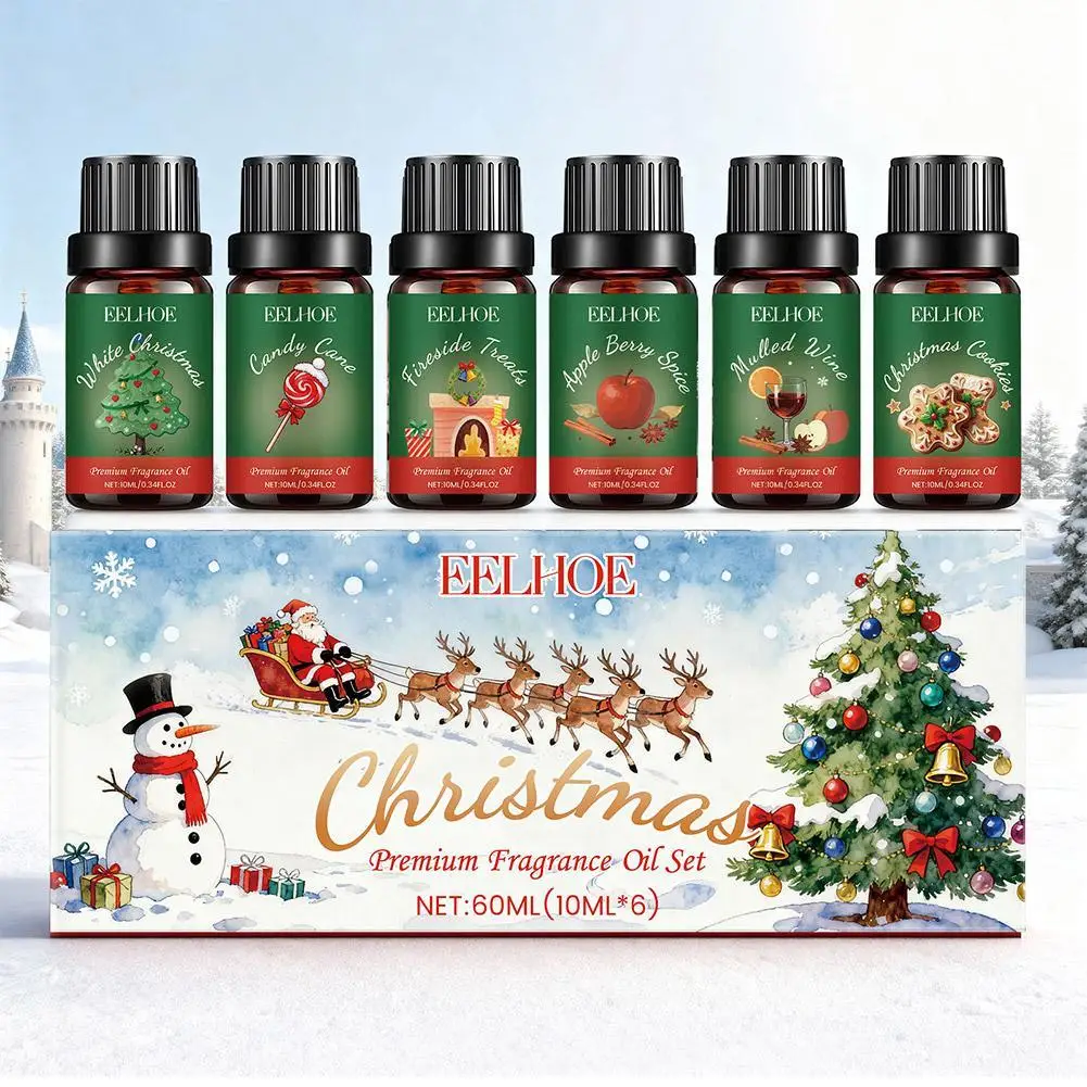 

Christmas Diffuser Oil Set Diffuser Essential Oil Air Freshener Home Spa Car Office Decor Xmas Gift For Friends/Parents