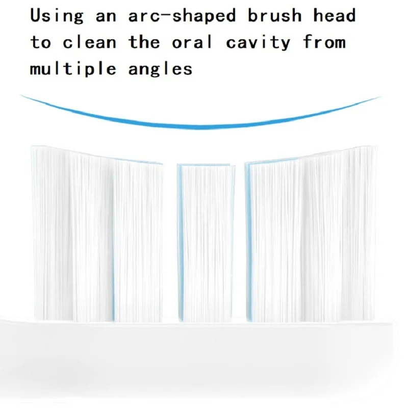 Têtes de brosse à dents électrique sonique de rechange, buses à poils souples, Xiaomi Mijia T300, T500, T700, 4 pièces, 8 pièces, 12/16 pièces