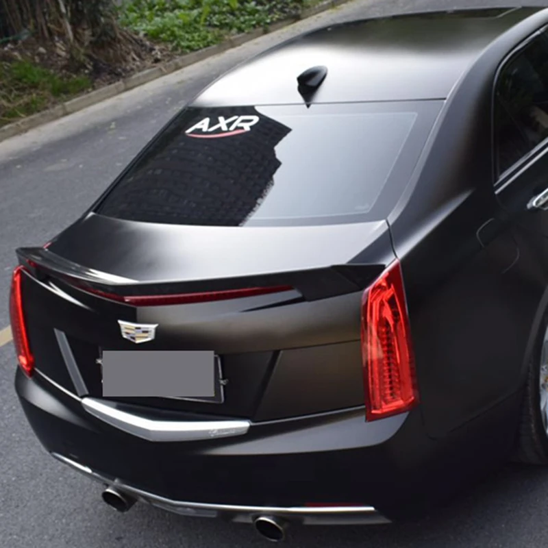 

For Cadillac ATS high quality Carbon Fiber rear boot Wing Spoiler Rear Roof Spoiler Wing Trunk Lip Boot Cover