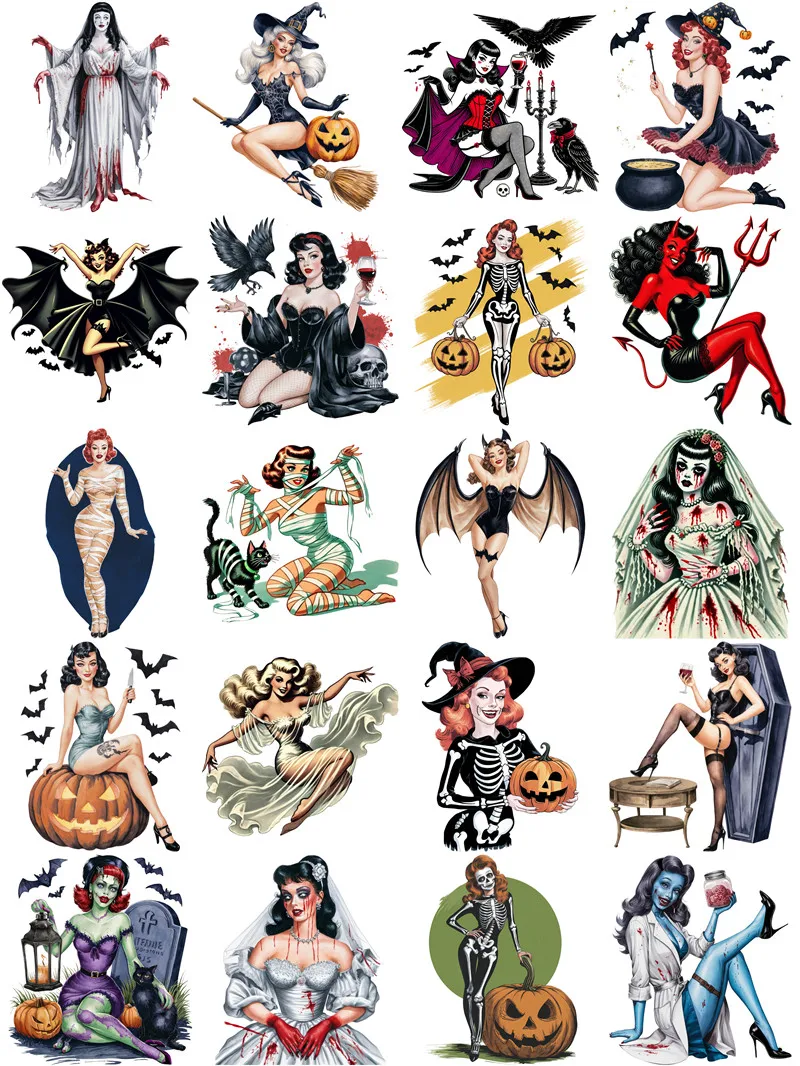 Interesting Halloween Stickers Crafts And Scrapbooking stickers kids toys book Decorative sticker DIY Stationery