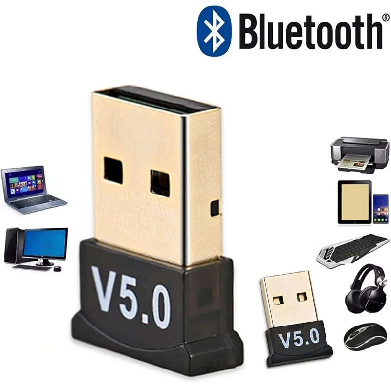 USB Bluetooth 5.0 Adapter USB Bluetooth Receiver Bluetooth Dongle For PC Laptop Wireless Speaker Audio Receiver USB Transmitter